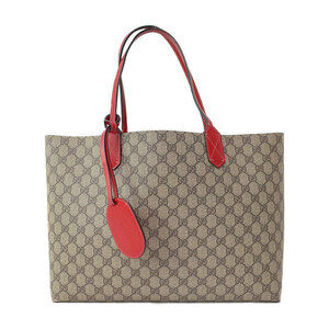 Gucci Reversible GG Leather Tote red